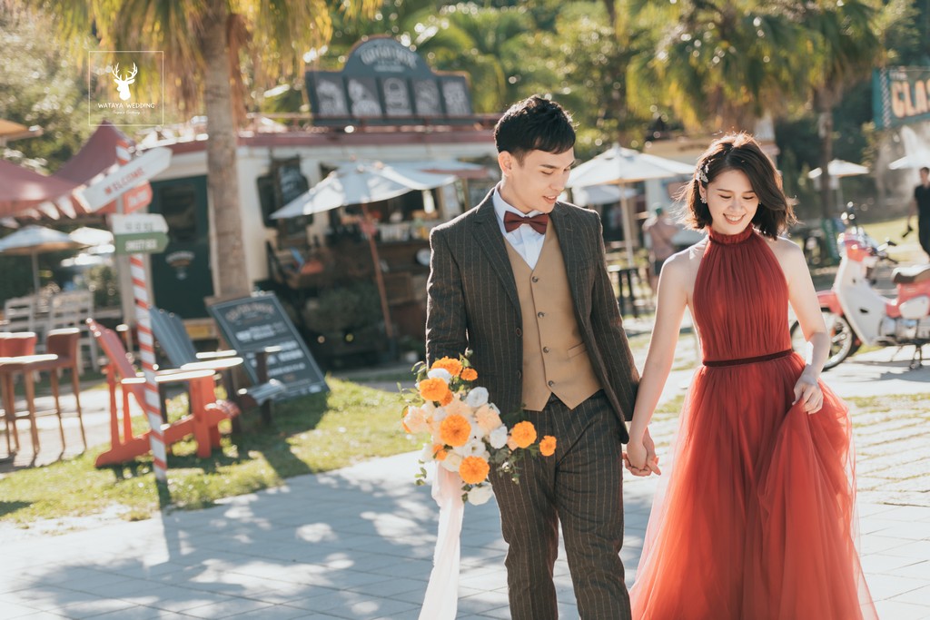 婚紗攝影姿勢:牽手