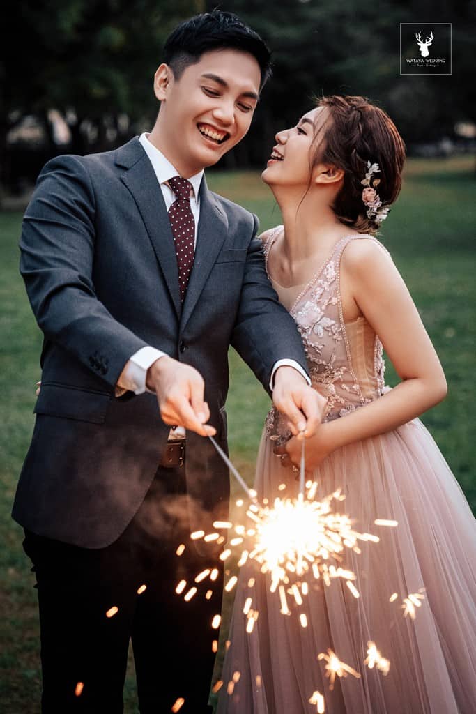 浪漫花火下的微醺 綿谷結婚式 綿谷婚紗工作室