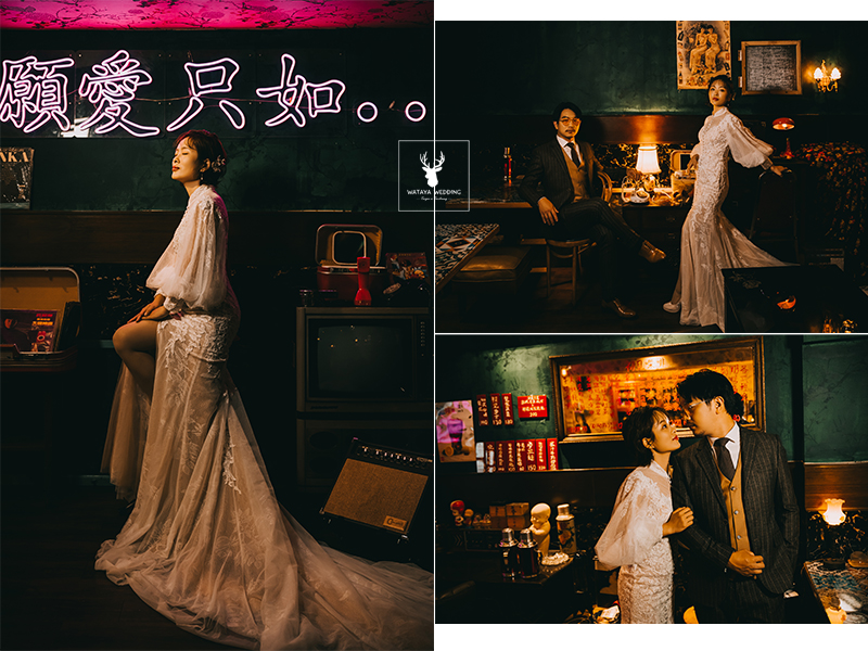 復古婚紗照風格:港風復古輕婚紗